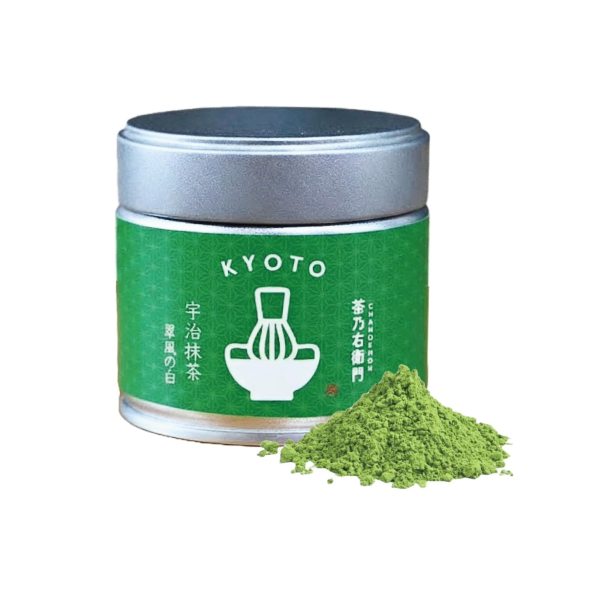 【預訂商品】京都茶乃右衛門 宇治抹茶粉 高級石臼挽き 茶道專用 30g (翠風の白)