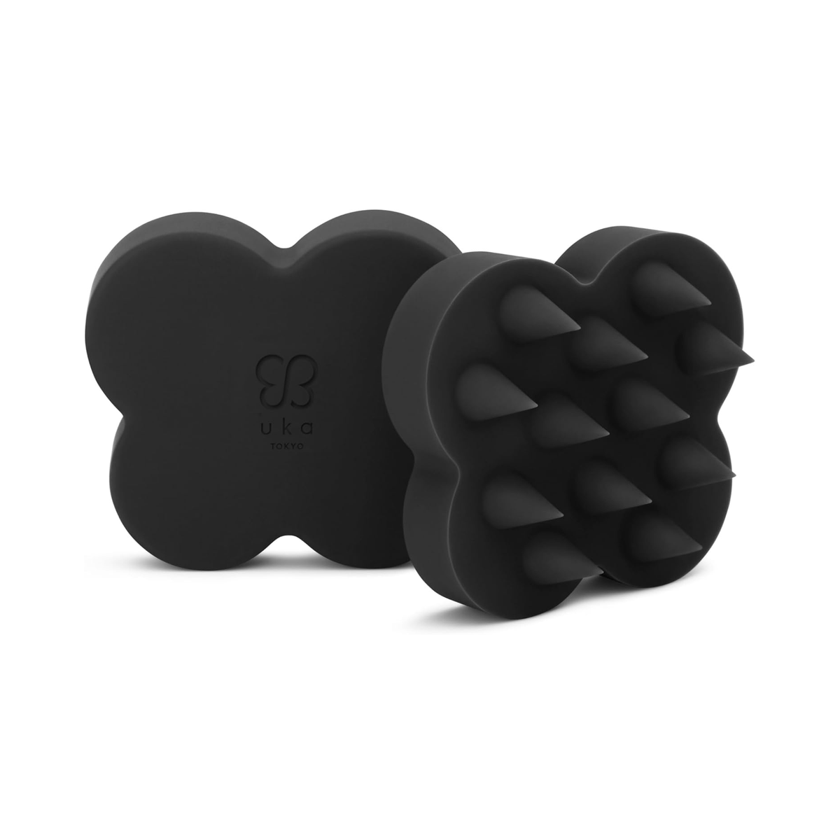 【預訂商品】uka 頭皮按摩洗髮刷 Kenzan 黑色｜uka Scalp Brush Kenzan Black
