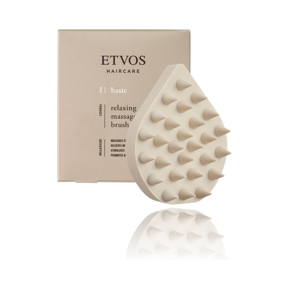 【預訂商品】ETVOS 頭皮按摩洗髮刷 ｜ETVOS Relaxing Massage Brush BASIC