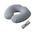 【預訂商品】Marna fuu 便攜充氣旅行頸枕 淺灰色｜Marna fuu Compact Inflatable Neck Pillow Light Gray