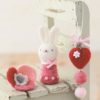 預訂- 日本制 - 心形吊串，花朵和兔子 羊毛氈 DIY SET