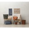 預訂- 日本進口 - 可用於所有季節的背包袋[WISH /拉克麻袋] - ORANGE / IVORY - Image 6