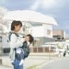 預訂- 日本進口 - Sharely 晴雨兼用離軸傘 情侶傘 母嬰傘 背包傘 多色